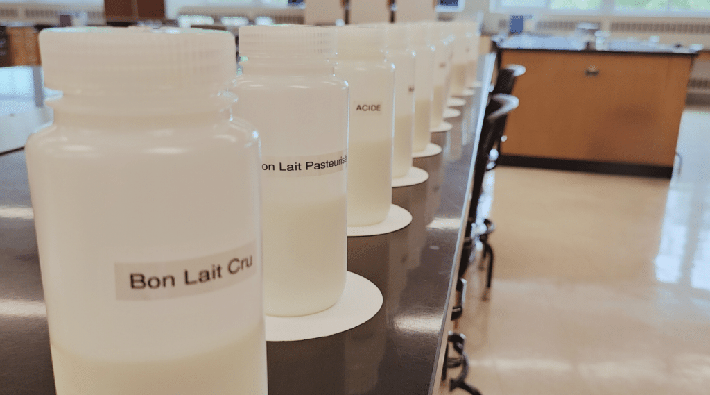Jugement des odeurs de lait cru ITAQ