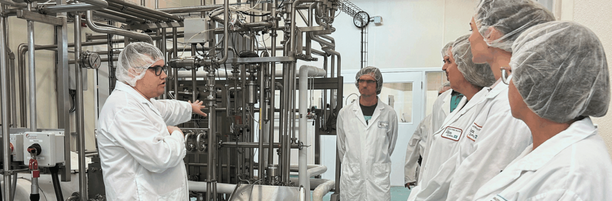 Visite de l'usine laitière à l'ITAQ